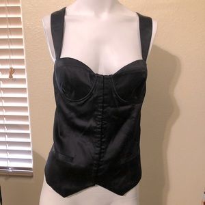 Marciano silk/spandex bustier Brand new!! 🖤😍 perfect for Valentines ❤️ L